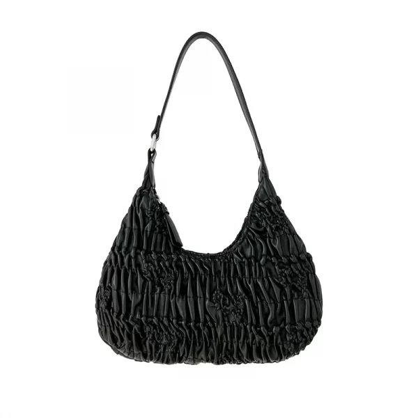 Fashion Pleated Underarm Shoulder Bag Hobo Bag