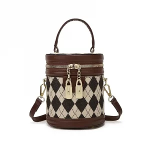 Stylish Bucket Bag-Brown