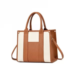 Chic Tote Bag for Women-Brown