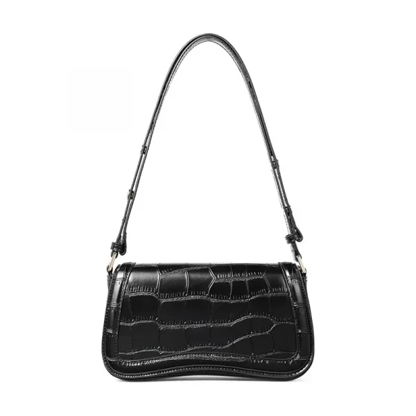 Beauty PU Leather Handbag for Women-Black