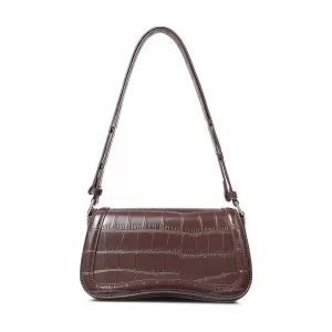 Beauty Leather Handbag for Women-Dark Brown