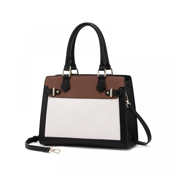 Elegance Tote Bag-Contrasting Colors