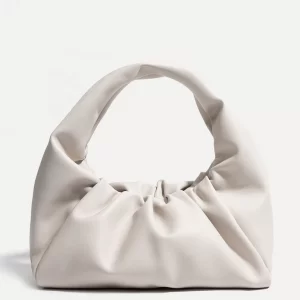 Puffy Shoulder Bag - White