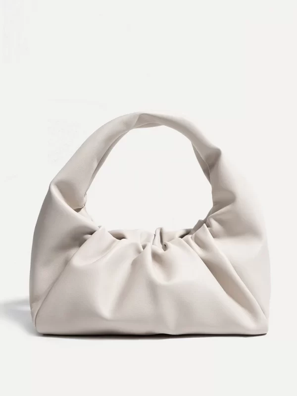 Puffy Shoulder Bag - White