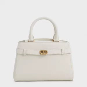 Adorable Vintage Handbag-White