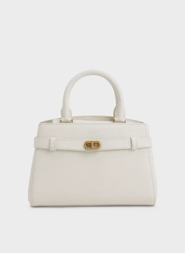 Adorable Vintage Handbag-White