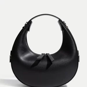 Classic Vintage Hobo Bag- Black