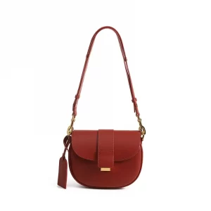 Stylish Saddle Satchel Bag-Red