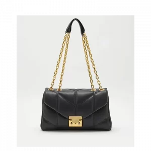 black fashion bag