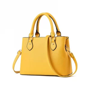 Large Capacity Handbag for Women-Yellow