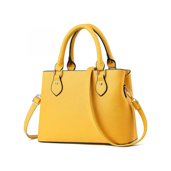 Large Capacity Handbag for Women-Yellow